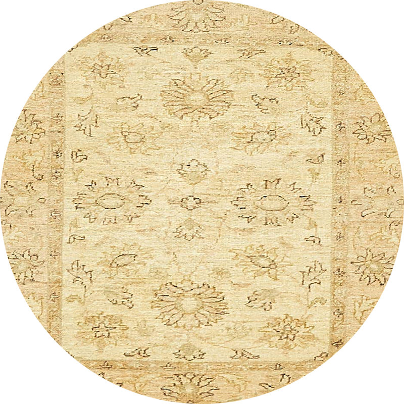 Tapis abstrait moderne 475, Rond 3 pi
