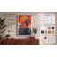 Hippopotamus Rising Retro - Wrapped Canvas-2139072343-2139072363