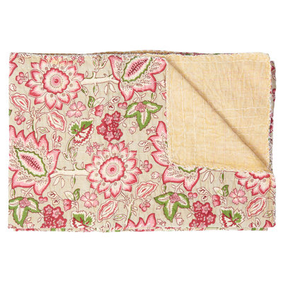 Jeté en coton Kantha