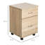 Oscor 2 Drawer Filing Cabinet-2069413389
