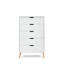 Maya Tall Boy - White with Natural