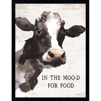 «In The Moo-D For Food», art mural encadré