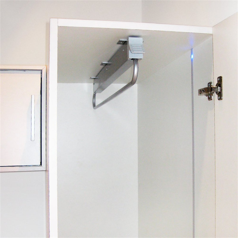 Camryne Metal Closet System Hardware, Silver