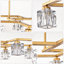 Lustre en cristal pour salle à manger