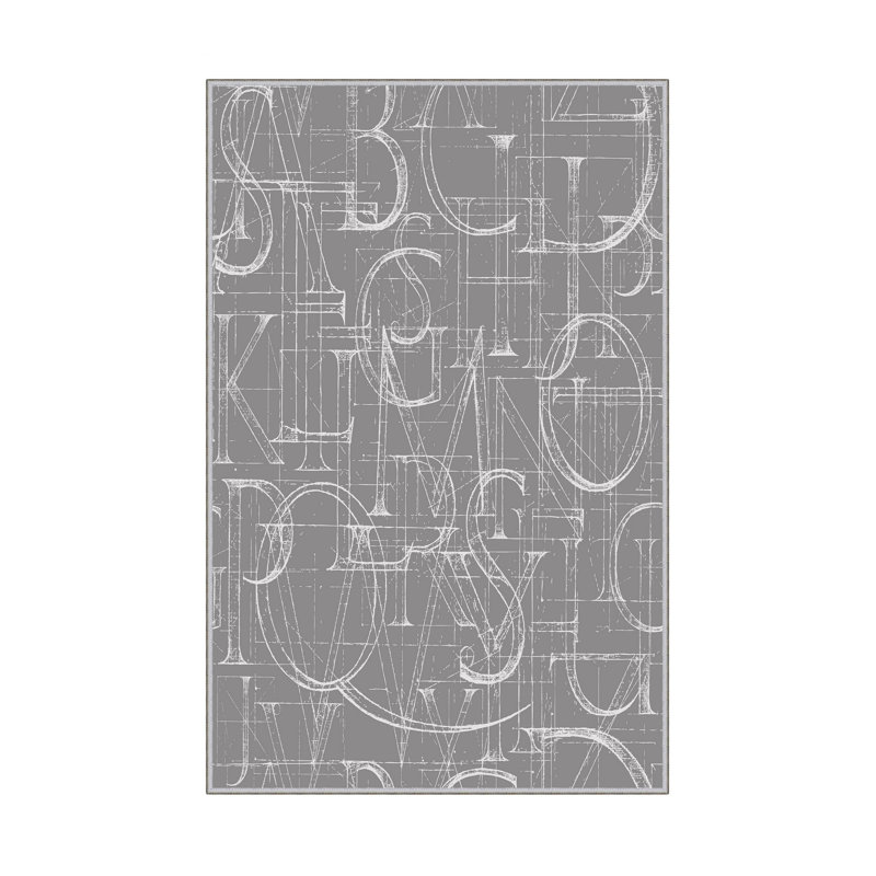 Antibacterial Hall Carpet (2.6 x 6.6 Ft) | 100% Polyester, 0.4 in Pile Height | Non-Slip PVC Dot Underside, Machine Washable | 3D Digital Printing, Durable & Stylish for Entryways, Living Rooms & More
