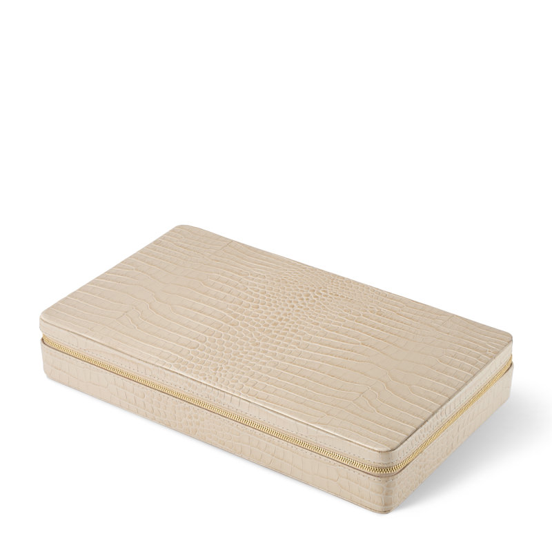 Enzo Travel Chess Set, Fawn, Fawn