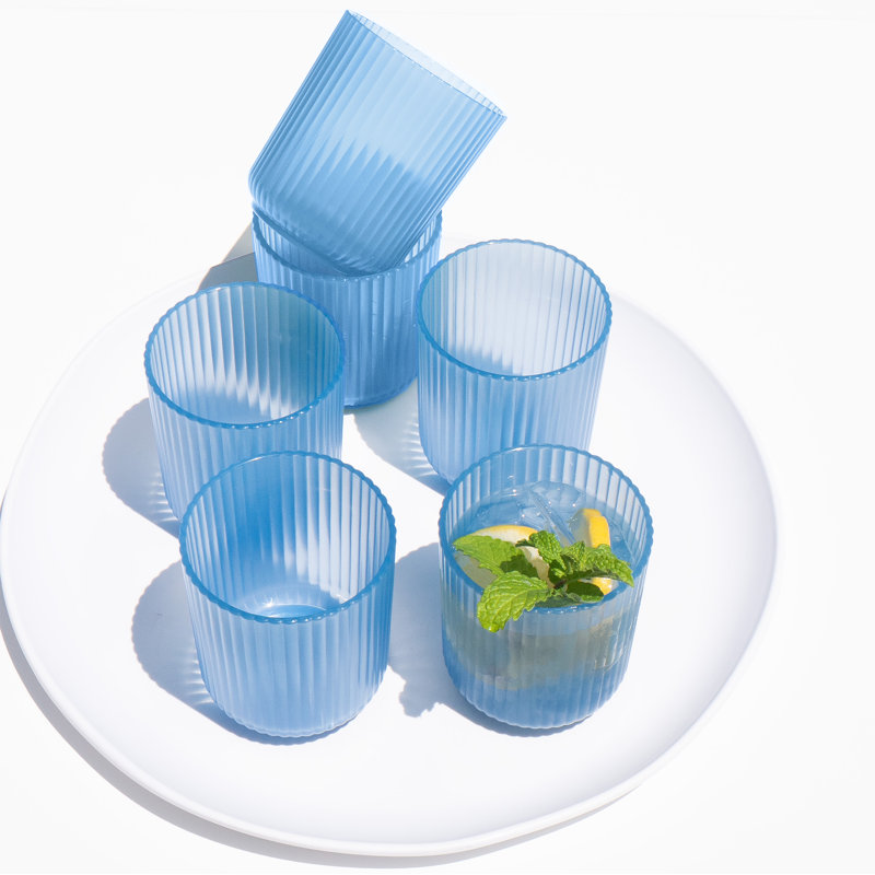 Tarhong Polypro, Mesa DOF, ensemble de 6, Bleu, 22 oz