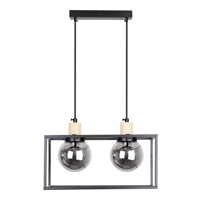 Avanelle 2 - Light Black Geometric Pendant