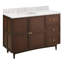 48" Delavan Vanity With Left Offset Rectangle Undermount Sink