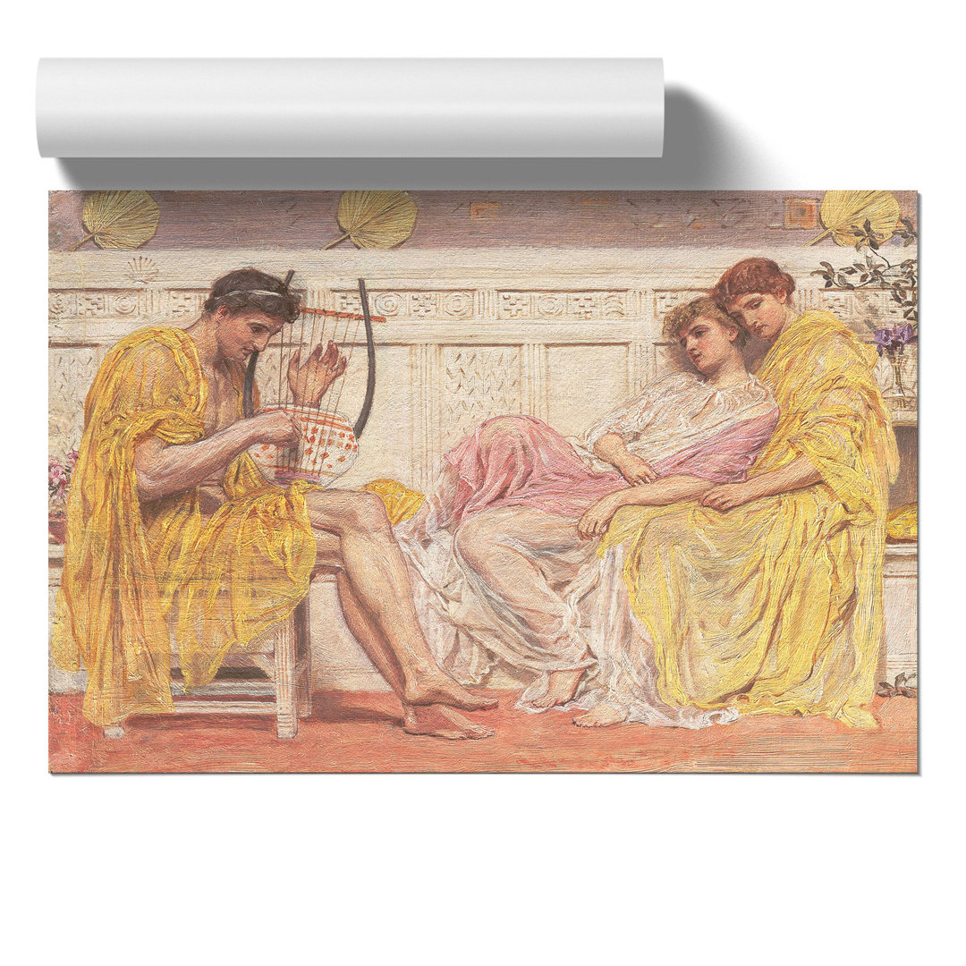 A Musician by Albert Joseph Moore - Frameless Print
