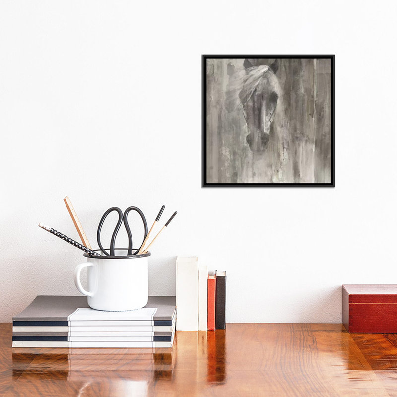 «Shadow Light», reproduction d'art, H 18 po x l 18 po x P 1,5 po, Toile avec cadre noir, Pas de tapis