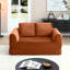 Canapé-lit convertible 63 po avec 2 coussins en velours côtelé Corduroy - Aucun assemblage requis-123034473-128842264