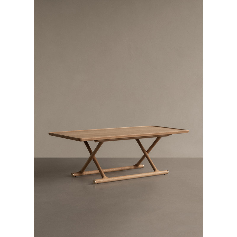 Jäger Solid Wood Coffee Table, Natural Oak
