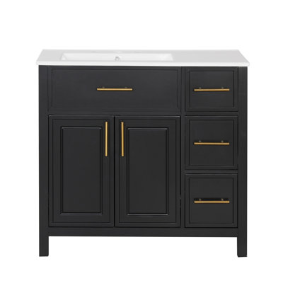36" W x 18.3" D x 33.9" H Single Bathroom Vanity