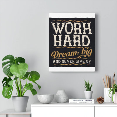 Dream Big - Wrapped Canvas Print