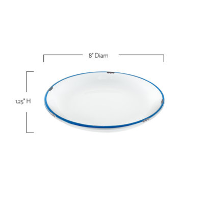 Assiette à salade en grès Canvas Home