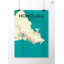 Honolulu City Map - No Frame Print-2081118416