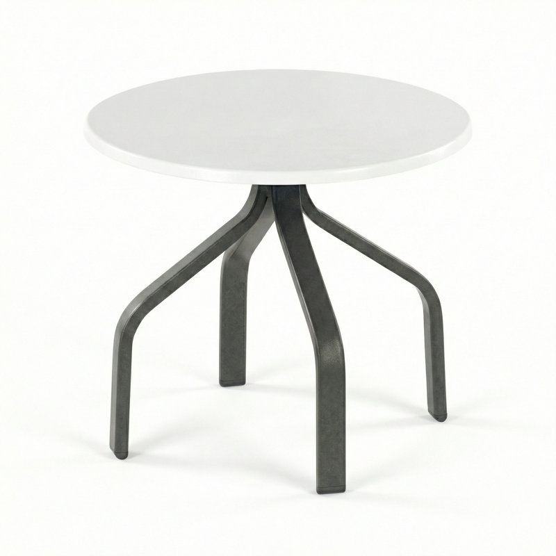 Table d'appoint ronde 18 po, Anthracite