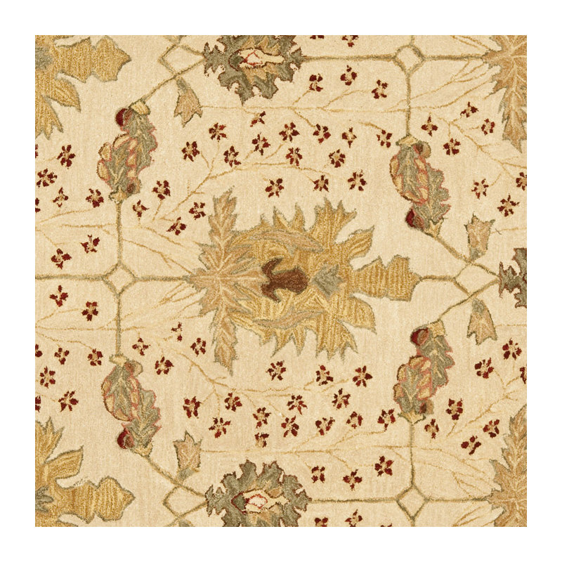 Tingley Hand Tufted Wool Pile Oriental Rug, Rectangle 4' x 6'