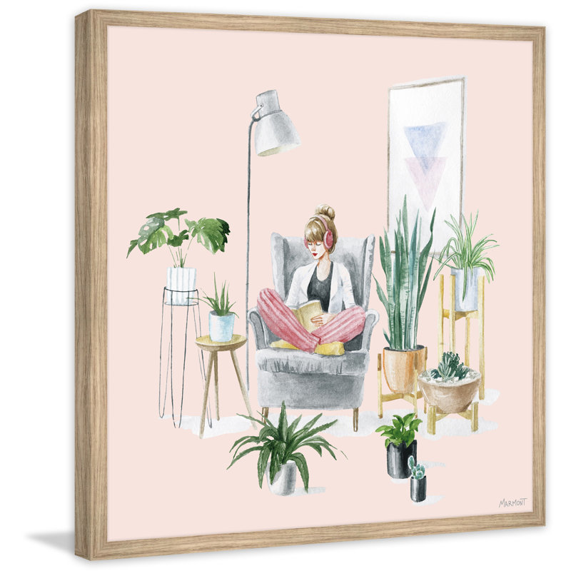 Indoor Plants Sanctuary by Marmont Hill - Single Picture Frame Painting, 45cm H x 45cm W