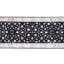 Hand-Knotted High-Quality Black and Ivory Runner