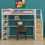 Lit mezzanine pour enfants Amram-2117817775