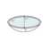 Russet Glass Circular Vessel Bathroom Sink with Faucet