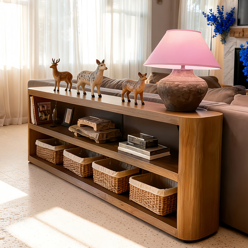 Console américaine de style américain, H 29,5 po x l 86,6 po x P 13,8 po