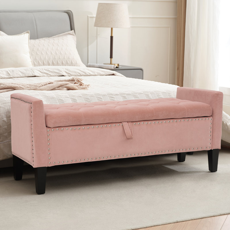 Repose-pieds Jeani 45 po Jeani, Rose