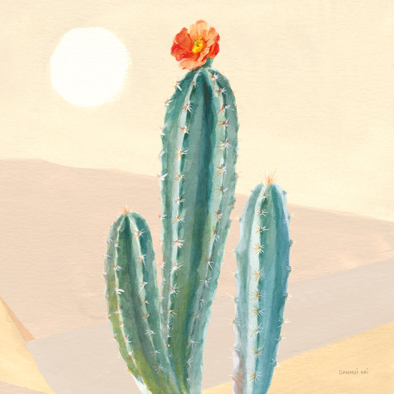 Desert Greenhouse III by Danhui Nai - Wrapped Canvas Painting, 30cm H x 30cm W x 3.8cm D