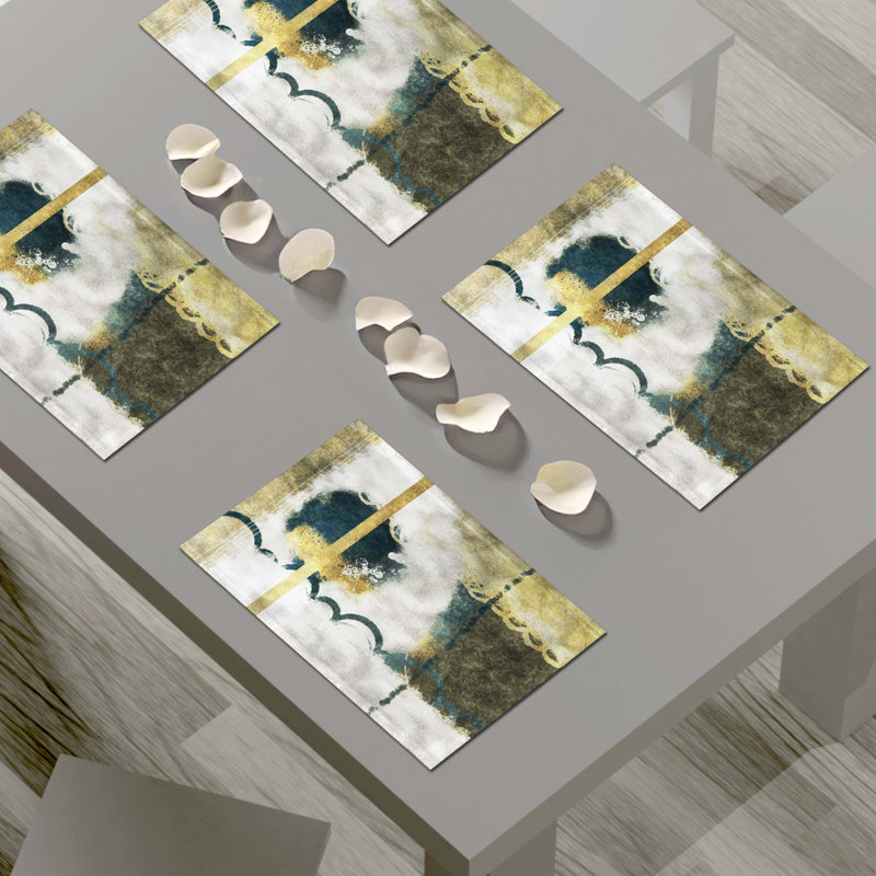 Napperon abstrait en polyester