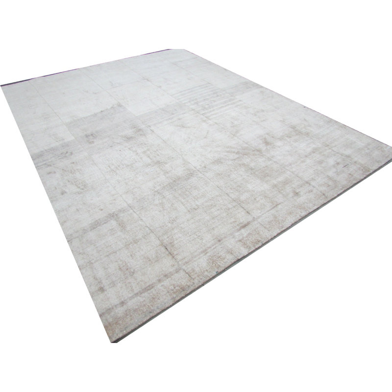 Rumi Silk Coconut Area Rug, Rectangle 7'9" x 10'9"