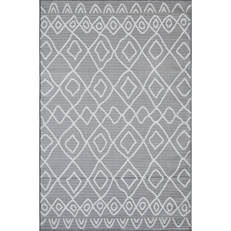 Tapis gris Destiny Calvyn, Rectangle 4 pi x 6 pi