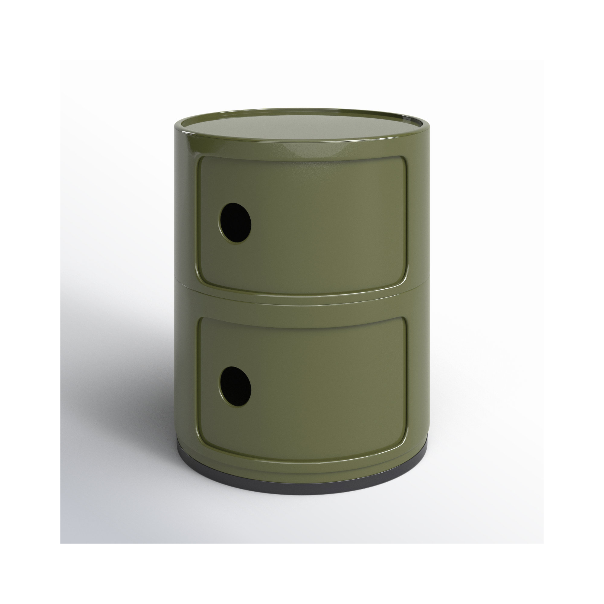 Componibili Round Modular Stacking Units, Green, 2
