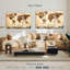 «Rustic Map», reproduction sur toile-364387706