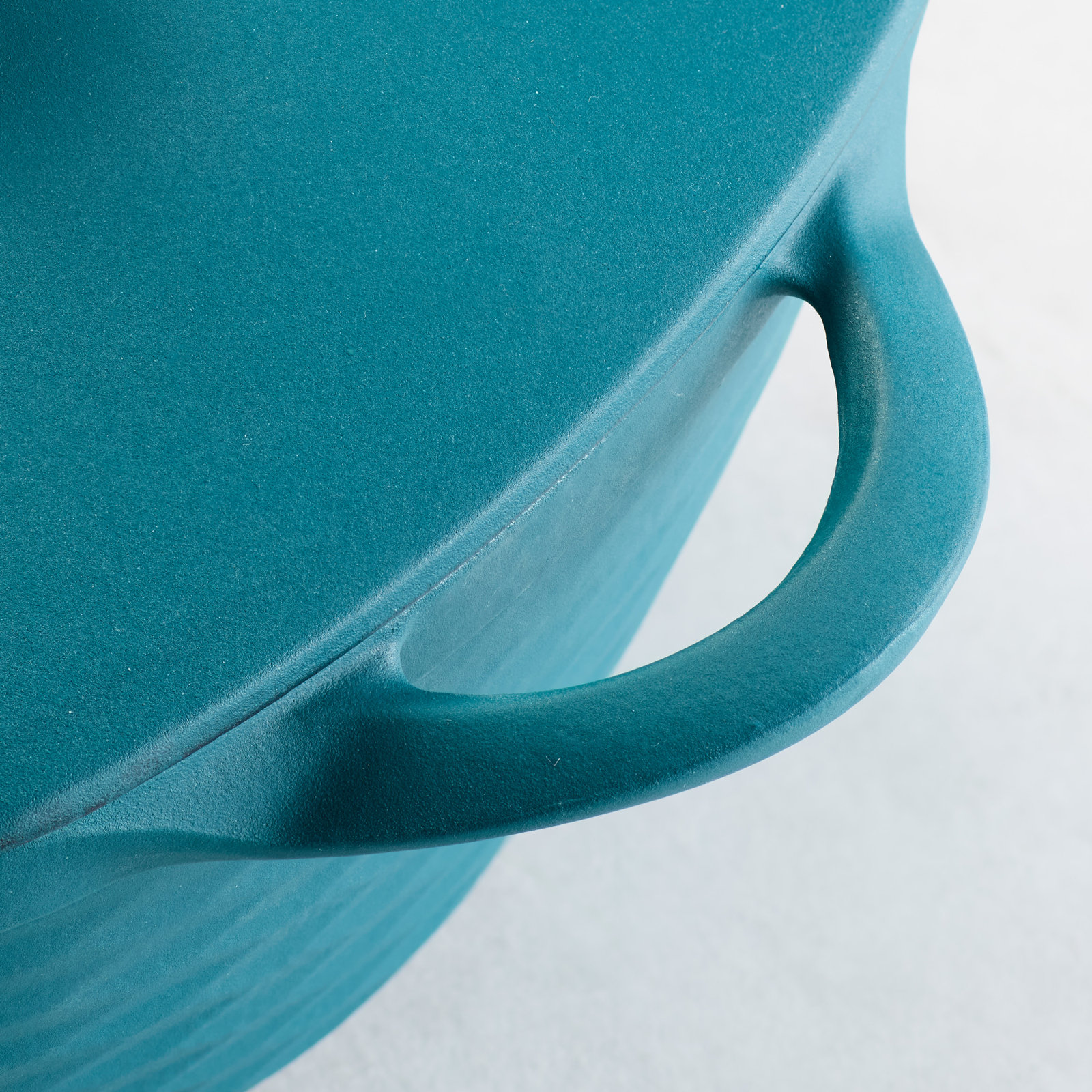 Prisma Enameled Cast Iron Dutch Oven, Teal