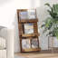 Wood Free Standing Magazine Rack-371659868