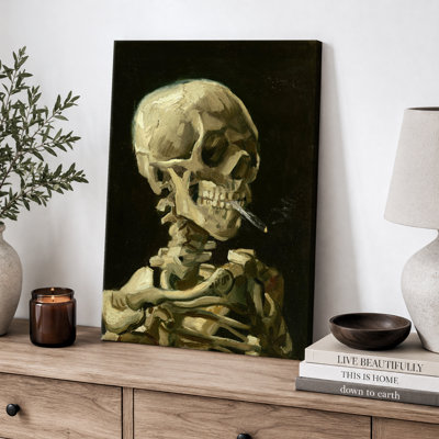 Squelette par Vincent Van Gogh, reproduction d'art sur toile tendue