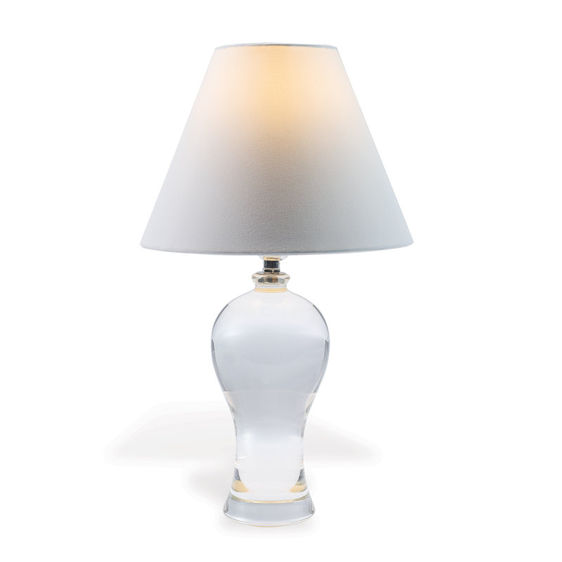 Bari Mini Plum Crystal Lamp