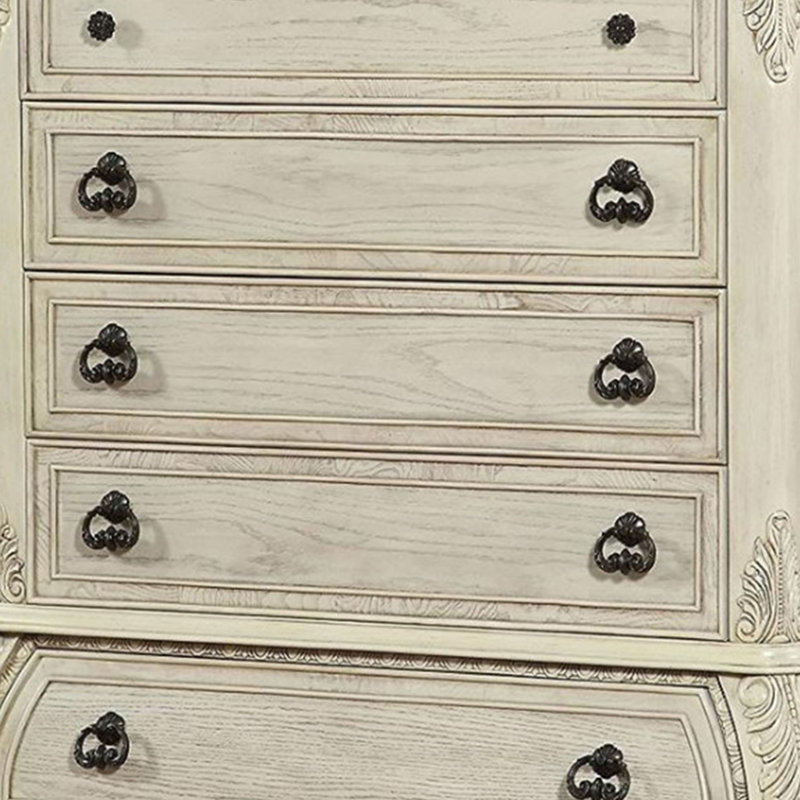 Anastazia 6-Drawer Chest, Antique White