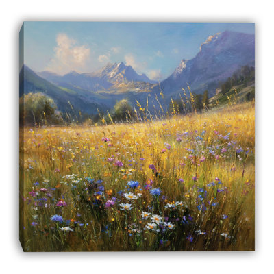 Art mural sur toile Highland Summer Meadow