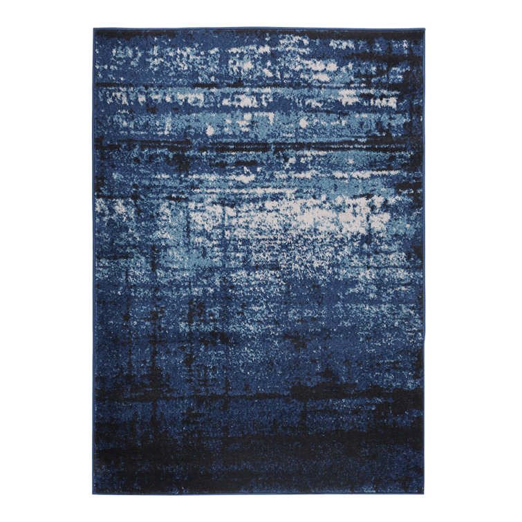 Sydney Vintage Abstract Synthetic Area Rug