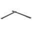 Charnière à ressort noire Fixturedisplays® 2PK pour cadre en A avec cadre en A, charnière d'arrêt 18231-NOIR-2PK