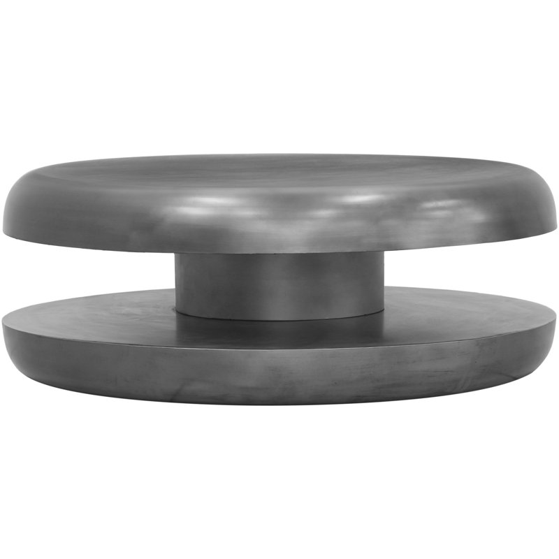 Table basse Jamison, Argent argent