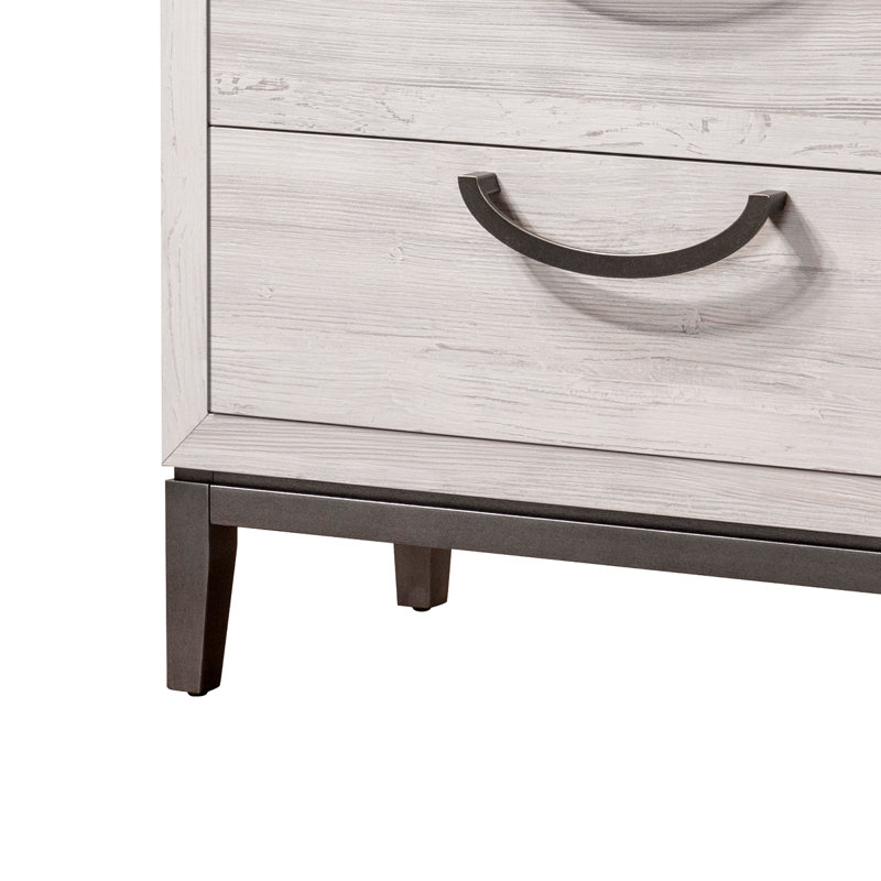 Table de chevet contemporaine à 1 tiroir 2 pièces