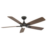 Mykonos 5 - Blade Smart Ceiling Fan with Remote Control and LED Light Kit Included, Works With Alexa and iOS / Android App