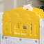 AIYAPLAY Kids Slide 9 in 1 Toddler Slide Indoor Use Age 1-3 Years Yellow