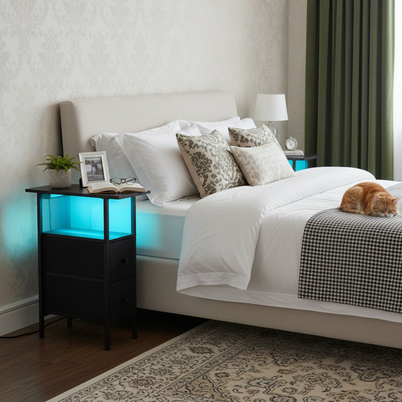 End Table, Black