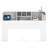Rounded-Edge Bookcase Headboard with LED Lighting & Built-In Charging Station, Queen-1958409763-1958409766