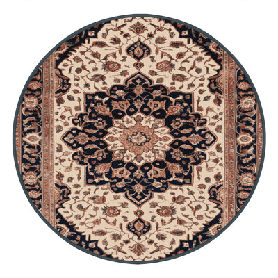 Machine Washable Persian Brown Area Rug